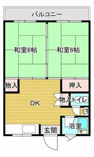 マンション宮下A【202号室】の間取り