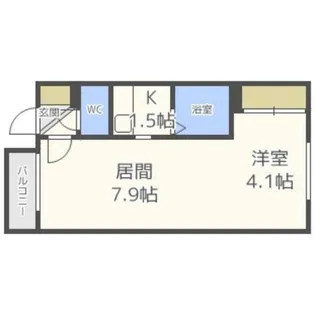 カサデューク澄川81【3階】の間取り