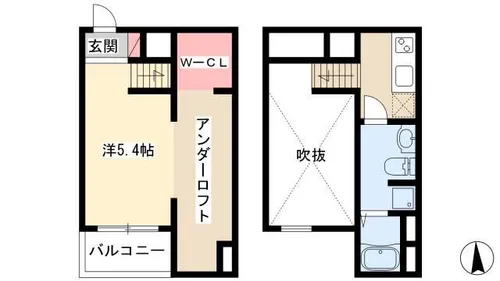 LIBRE大曽根【1階】の間取り