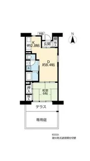URサンヴァリエ春日丘【0010108号室】の間取り