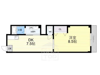奥野マンション【3階】の間取り
