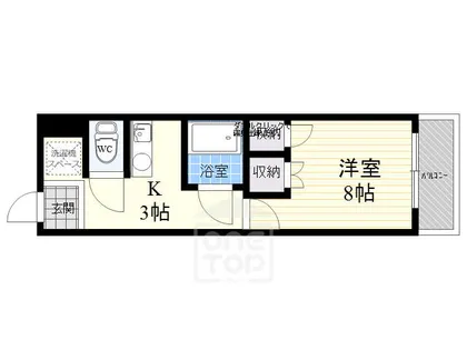 旭ビル【303号室】の間取り