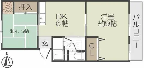 マンション和光【3階】の間取り