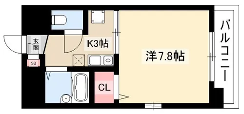 キャッスルⅢ【2階】の間取り