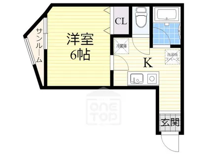 千里ハウジングSH2【3階】の間取り