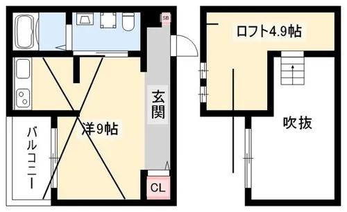 ベーセーベージェー【1階】の間取り