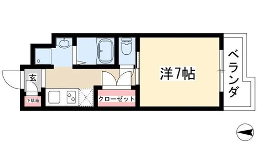 Bonne Chance【0506号室】の間取り