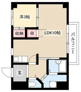 ドリーム極楽【301号室】の間取り