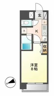 グレイス上前津【8階】の間取り