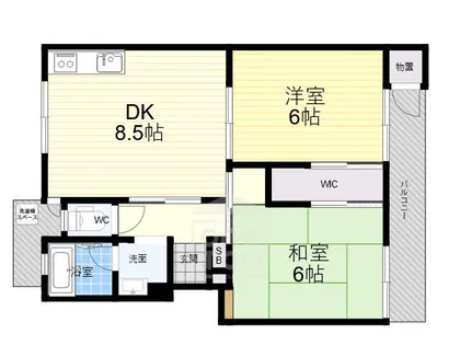 奈良コーポ【3階】の間取り