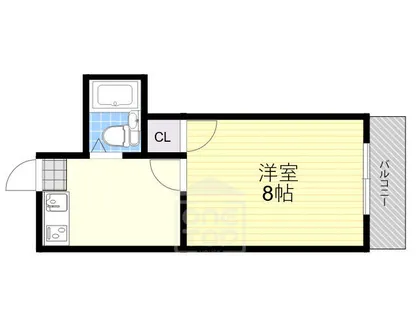 ハイツ88【4階】の間取り