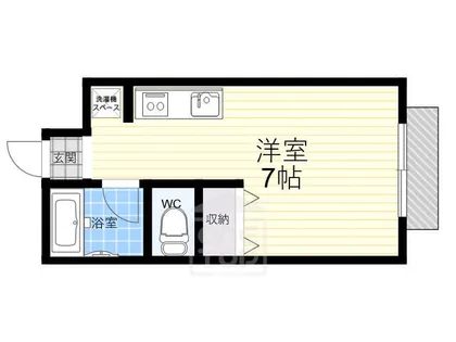 大住マンション【2階】の間取り