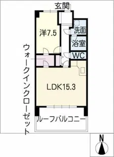 サンパーク庄内通【5階】の間取り