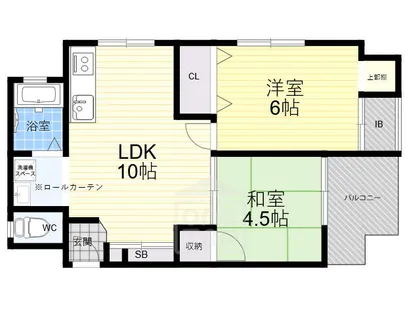コーポかみすな【3階】の間取り