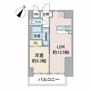 鉦銀館【6階】の間取り