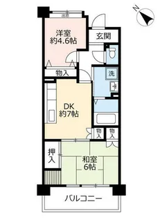 URアーバンラフレ虹ヶ丘西【0060204号室】の間取り