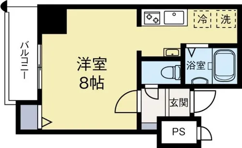 福岡県福岡市博多区神屋町【マンション】の間取り