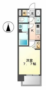 プレサンスジェネ栄【5階】の間取り