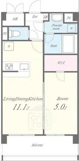 デルスールラローザ【4階】の間取り