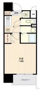 アドバンス上町台Ⅱクレイドル【4階】の間取り