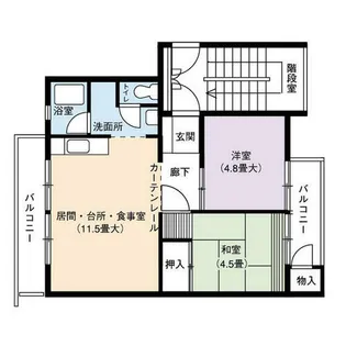 UR高森台【0060511号室】の間取り