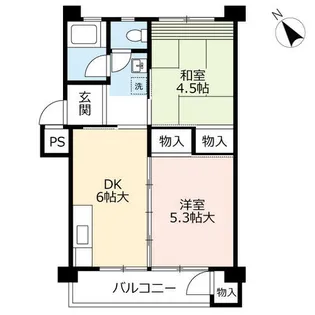 UR徳力【0530205号室】の間取り