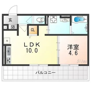 フォルトゥーナ【3階】の間取り