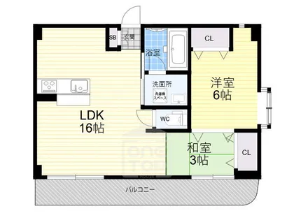 エザンス21【3階】の間取り