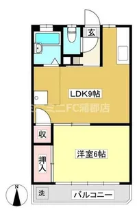 シャトー大塚【101号室】の間取り