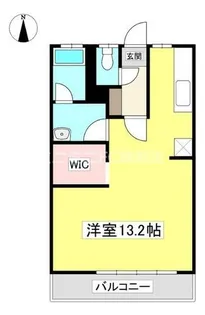 シャトー大塚【102号室】の間取り