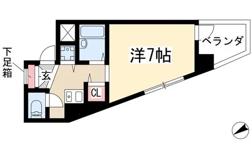 PENOTO杁中【10階】の間取り
