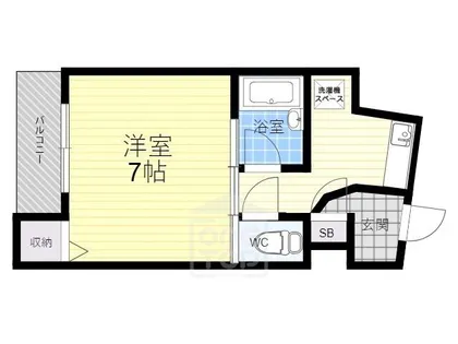 ローズヒル茨木【3階】の間取り