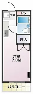 梅田ビル【303号室】の間取り