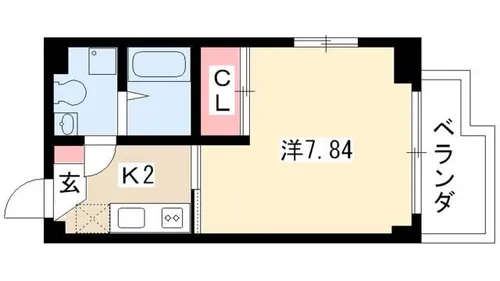 リアライズ高畑【2階】の間取り