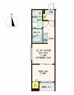 Okimi house【2階】の間取り