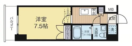 CLUBORIENTNo70HARBORSOUTHTOWER【10階】の間取り