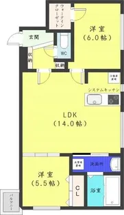 ⅨⅢ表参道【4階】の間取り
