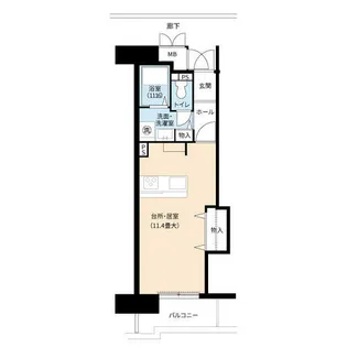 URアーバンラフレ金山【0000704号室】の間取り