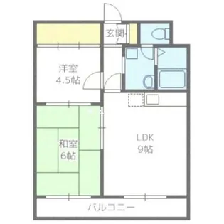 北海道札幌市手稲区西宮の沢五条1丁目【マンション】の間取り