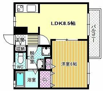 ドリーム5ハイツ【1階】の間取り