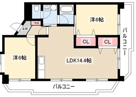 マンションエトワールⅠ【201号室】の間取り