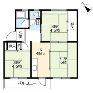 UR徳力【0620305号室】の間取り