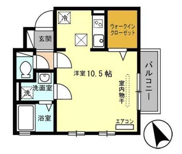 エストドミール【1階】の間取り