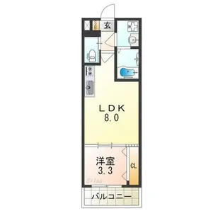 FDS AERAS VIM【3階】の間取り