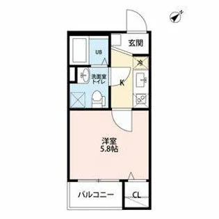 AーFLAT【2階】の間取り