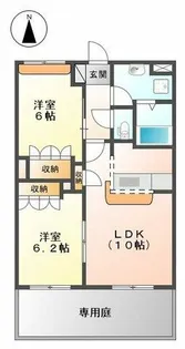 エクセルメゾン【201号室】の間取り