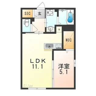 La Esperanza【1階】の間取り