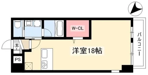 スレンダウェルステージ【6階】の間取り