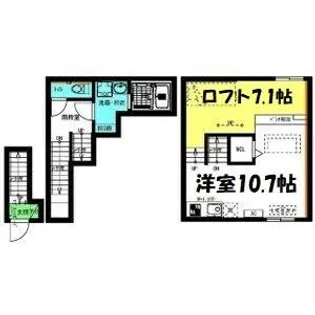 PENTAHILLS滝川町【2階】の間取り