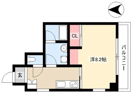 パレスM【4階】の間取り